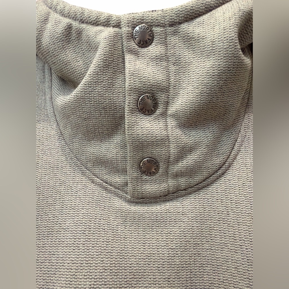 The North Face Knit Stitch Fleece Pullover Snap Hoodie- Women’s Medium - Picture 5 of 9